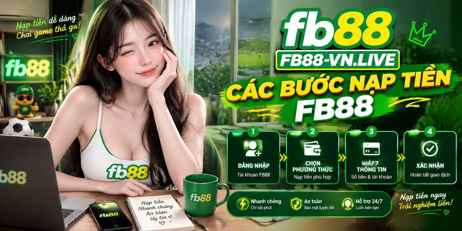 Các Bước Nạp Tiền FB88