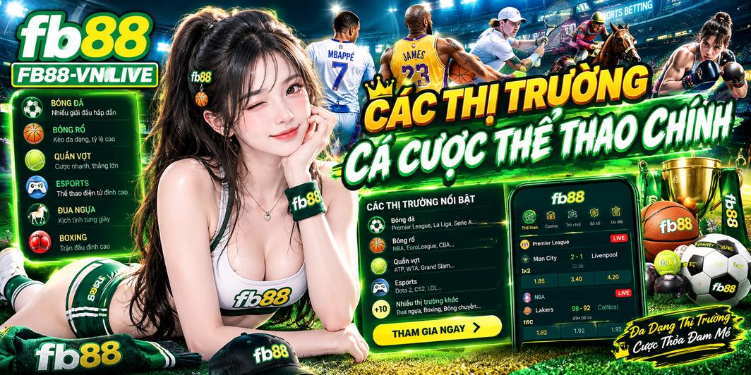 Các Thị Trường Cá Cược Thể Thao Chính