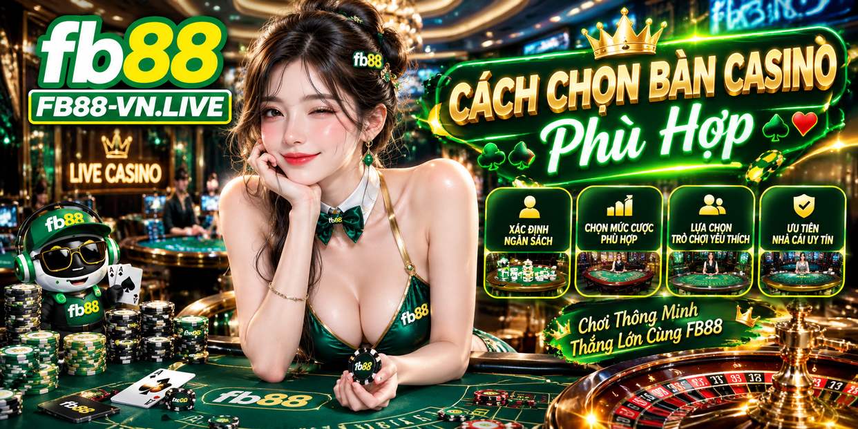 Cách Chọn Bàn Casino Phù Hợp