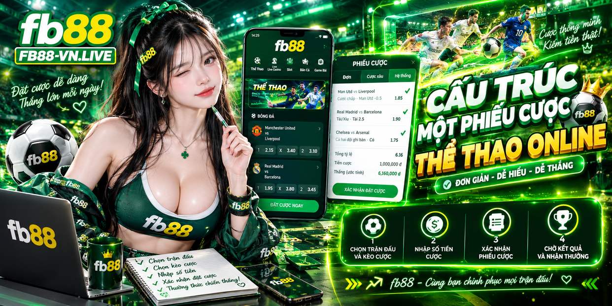 Cấu Trúc Một Phiếu Cược Thể Thao Online