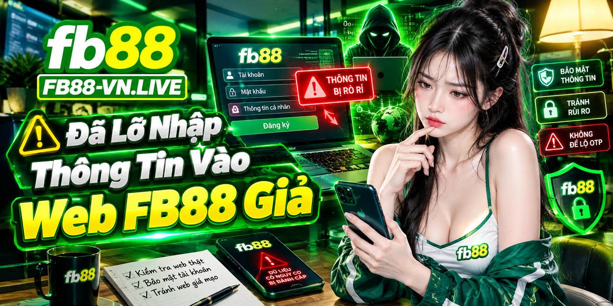Đã Lỡ Nhập Thông Tin Vào Web FB88 Giả