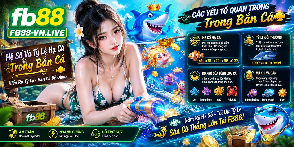 Hệ Số Và Tỷ Lệ Hạ Cá Trong Bắn Cá