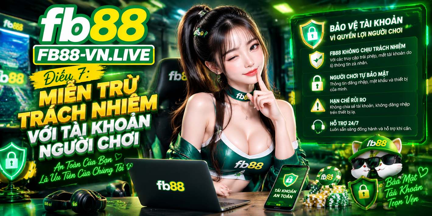 Miễn Trừ Trách Nhiệm Với Tài Khoản Người Chơi