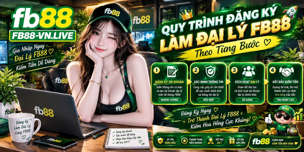 Quy Trình Đăng Ký Làm Đại Lý FB88 Theo Từng Bước
